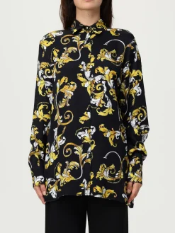 Camicia Versace Jeans Couture in viscosa con stampa Baroque