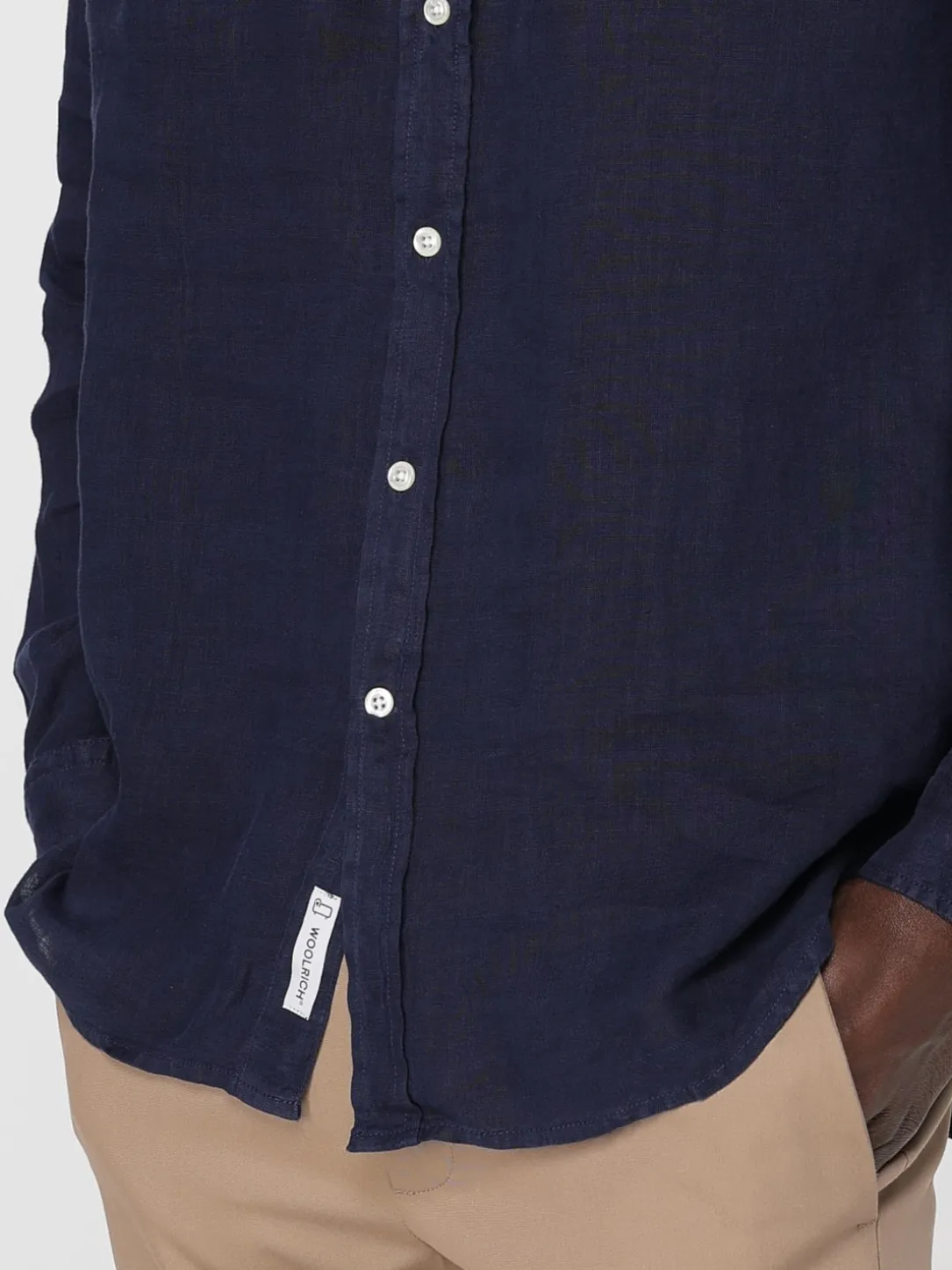 Camicia Woolrich in lino