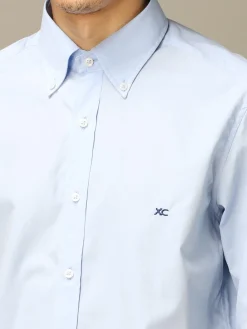 Camicia XC in cotone con logo ricamato