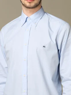 Camicia XC in cotone con logo ricamato
