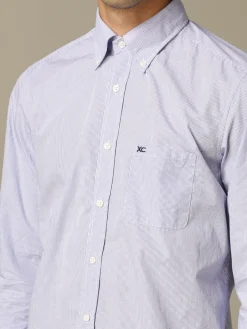 Camicia XC in cotone lavato a micro quadretti