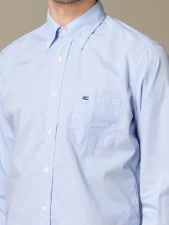 Camicia XC in cotone lavato a micro quadretti