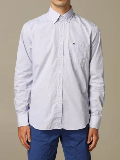Camicia XC in cotone lavato a micro quadretti