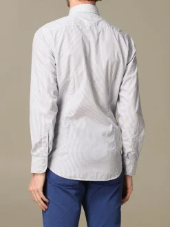 Camicia XC in cotone lavato a micro righe