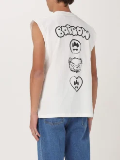 Canotta basic Barrow in cotone con stampa logo