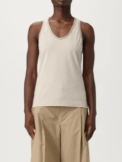 Canotta Brunello Cucinelli in cotone a righe