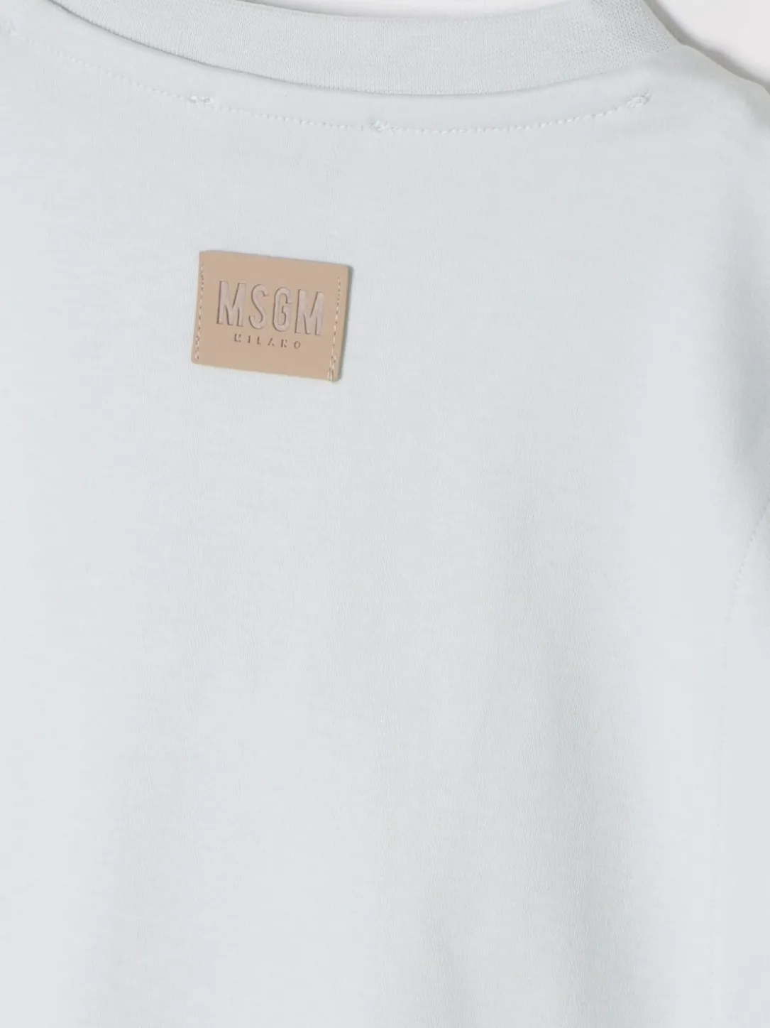 Canotta in cotone con logo MSGM Kids