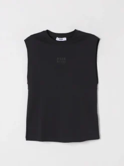 Canotta in cotone con logo MSGM Kids