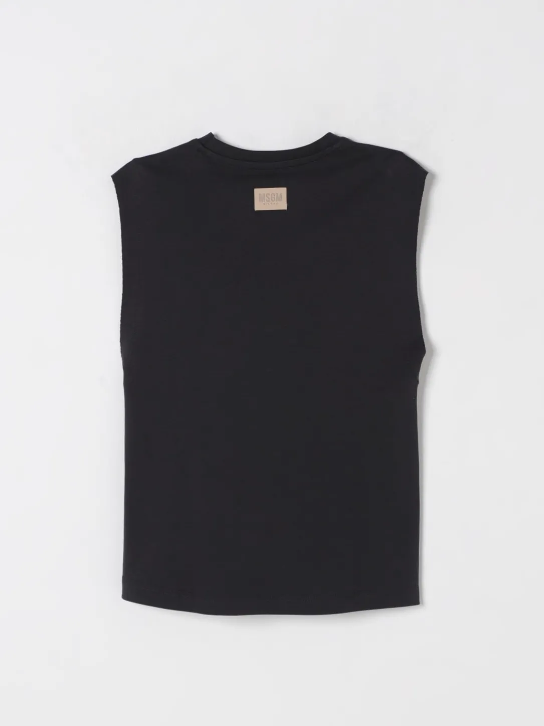 Canotta in cotone con logo MSGM Kids