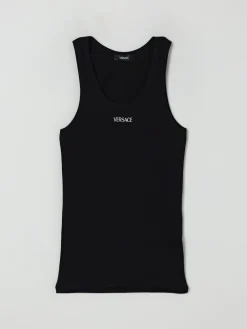 Canotta in cotone Versace con logo