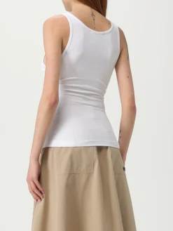 Canotta in viscosa con lacci Moschino Couture