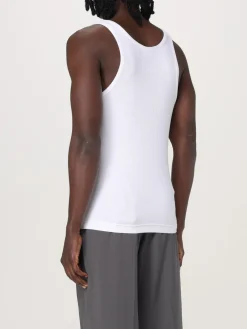 Canotta in viscosa con logo Moschino Couture