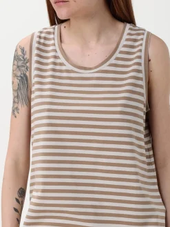 Canotta 'S Max Mara in cotone stretch a righe