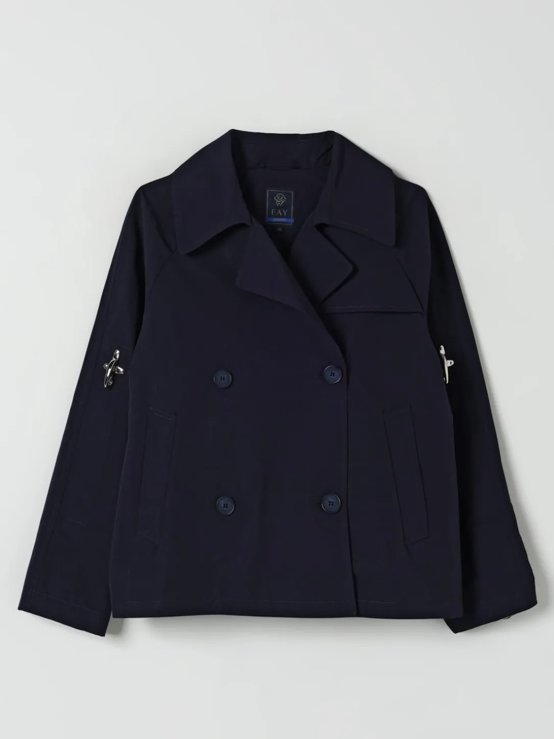 Cappa in misto cotone Fay Junior