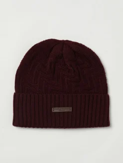 Cappello a berretto in lana con logo Paolo Pecora