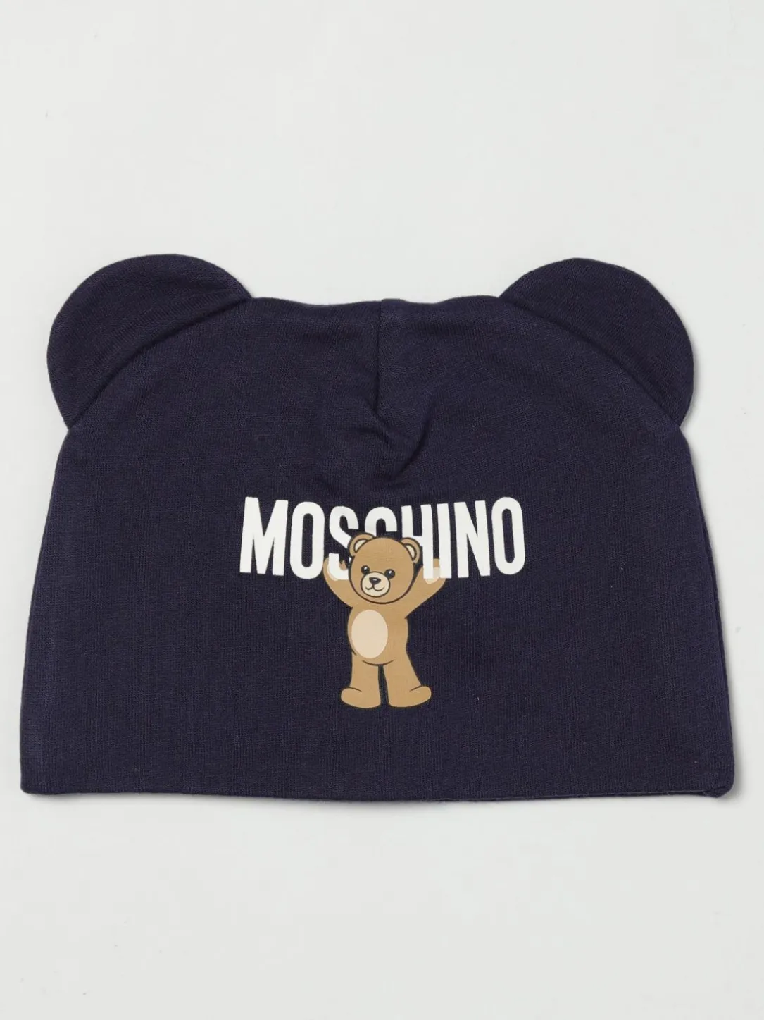 Cappello a berretto Teddy in cotone Moschino