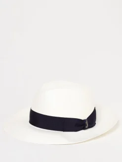 Cappello Amedeo Panama Borsalino in rafia intrecciata