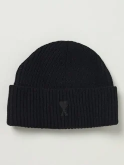 Cappello Ami De Coeur Ami Paris in lana a costine