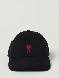 Cappello Ami De Coeur Ami Paris in cotone con logo ricamato