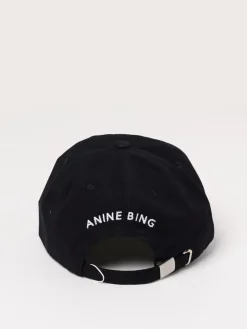 Cappello Anine Bing in cotone con logo ricamato