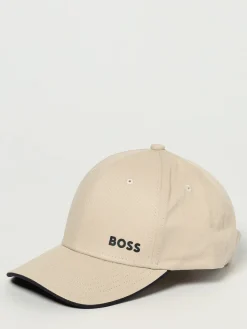 Cappello Boss in canvas di cotone con logo