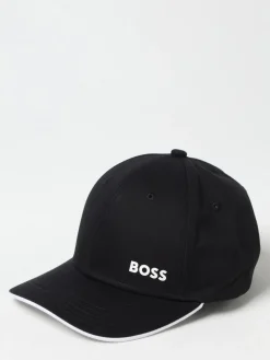 Cappello Boss in canvas di cotone con logo