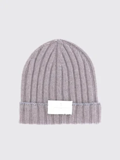 Cappello Brunello Cucinelli in cashmere a coste