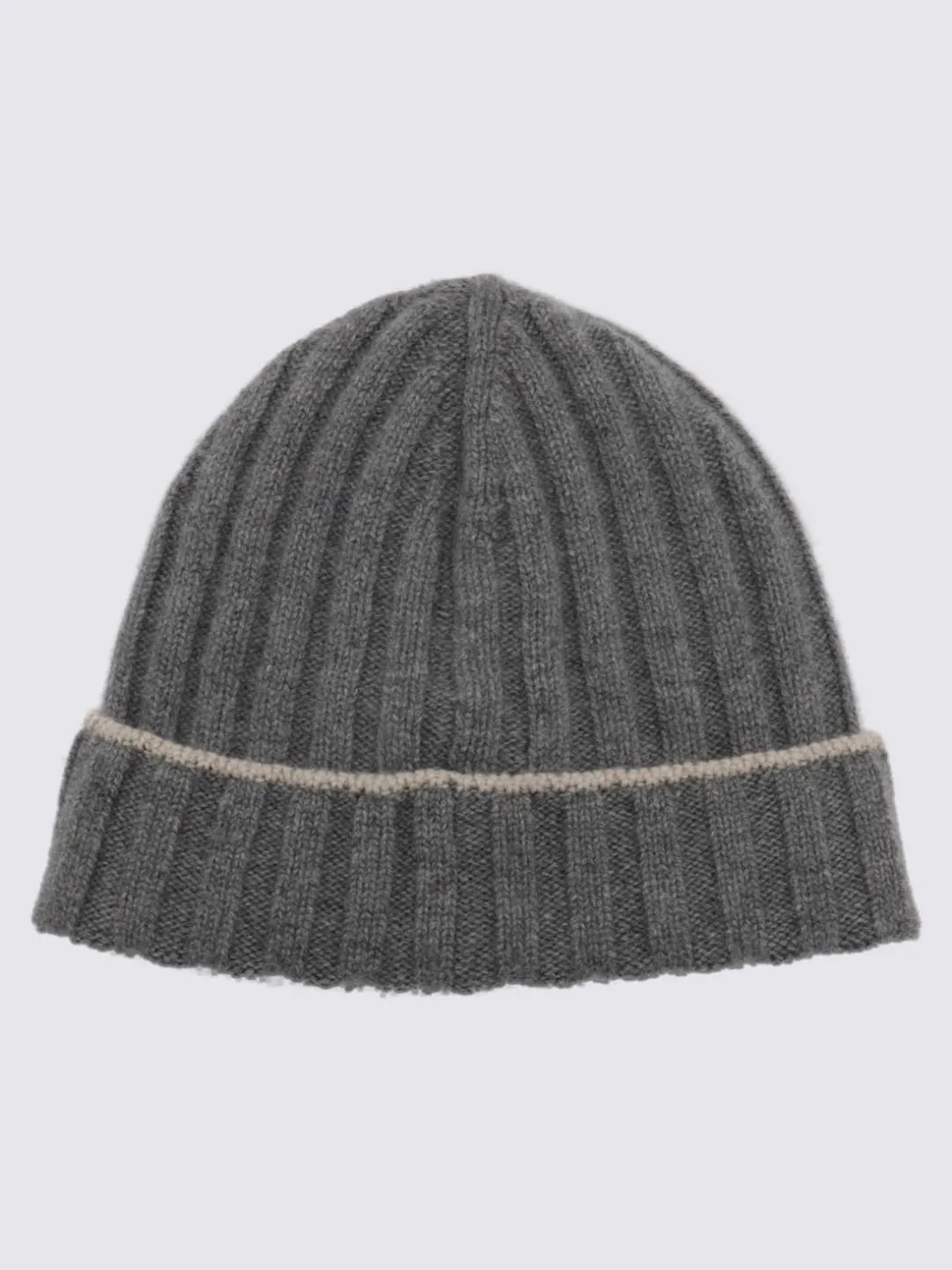 Cappello Brunello Cucinelli in cashmere a coste