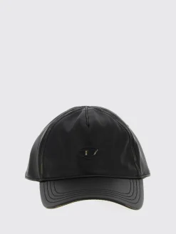 Cappello C-Heather Diesel in pelle sintetica effetto used