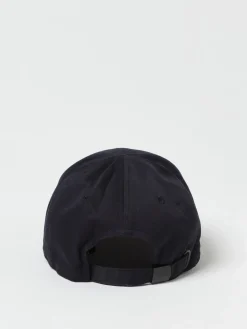 Cappello C.P. Company in canvas di cotone con logo ricamato