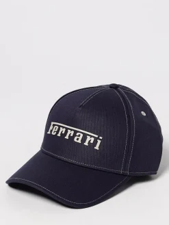 Cappello da baseball con logo Ferrari