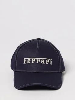 Cappello da baseball con logo Ferrari