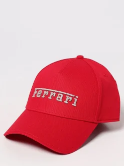 Cappello da baseball con logo Ferrari