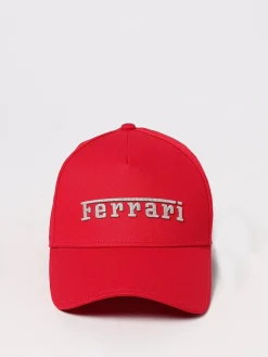 Cappello da baseball con logo Ferrari