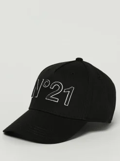 Cappello da baseball in cotone con logo N° 21