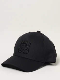 Cappello da baseball in cotone con logo Hugo