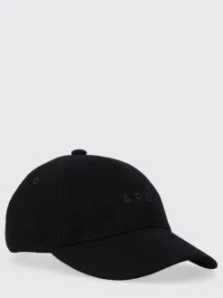 Cappello da baseball in lana con logo A.P.C.