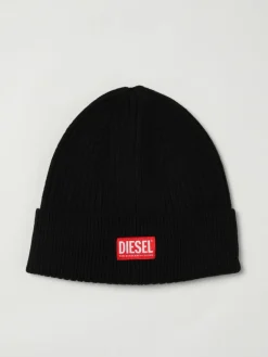 Cappello Diesel in lana e cotone a coste