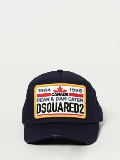 Cappello Dsquared2 in cotone con patch logo