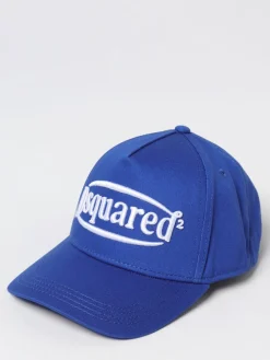Cappello Dsquared2 in cotone con logo ricamato