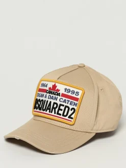 Cappello Dsquared2 in cotone con patch logo