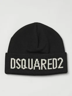 Cappello Dsquared2 in lana con logo jacquard