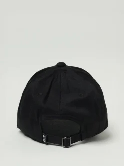 Cappello EA7 in cotone con logo ricamato