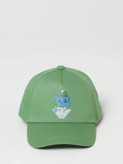 Cappello Emporio Armani in cotone con stampa