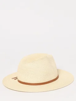Cappello Evelyn Braid Trilby Barbour in rafia con fettuccia