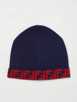 Cappello FF Fendi in lana con monogram jacquard