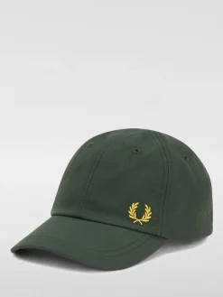 Cappello Fred Perry in cotone con logo ricamato