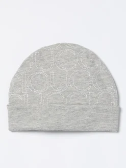 Cappello Gucci in cotone con logo ricamato a filo