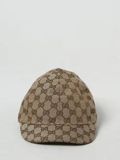 Cappello Gucci in misto cotone con monogram GG jacquard