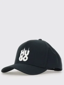 Cappello Hugo in cotone con stampa logo